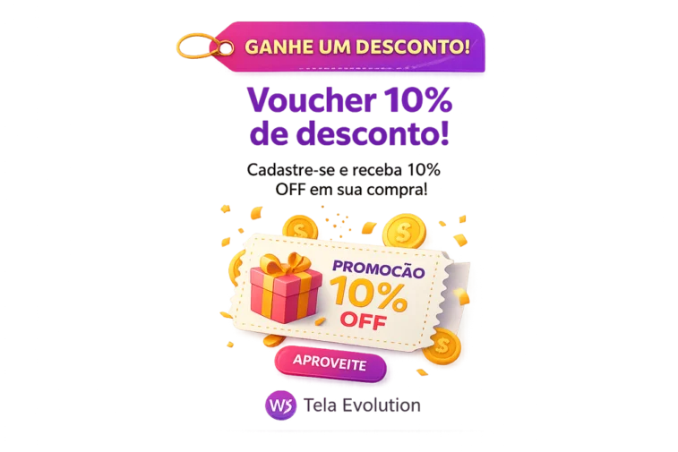 Preencha o formulário e receba seu voucher de 10% de desconto direto no seu e-mail.