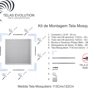 manual de instalação 113x122cm branco