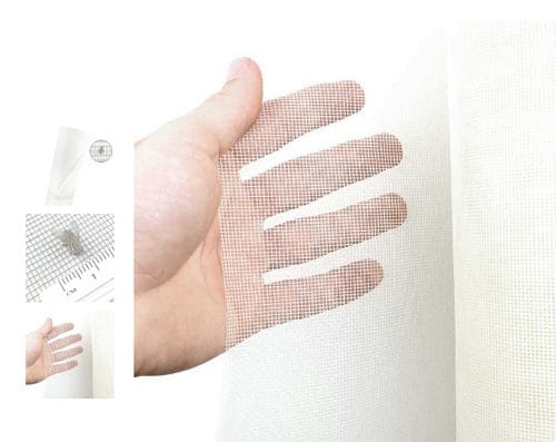 tela fibra de vidro 1,2 metros x 30 metros | branco