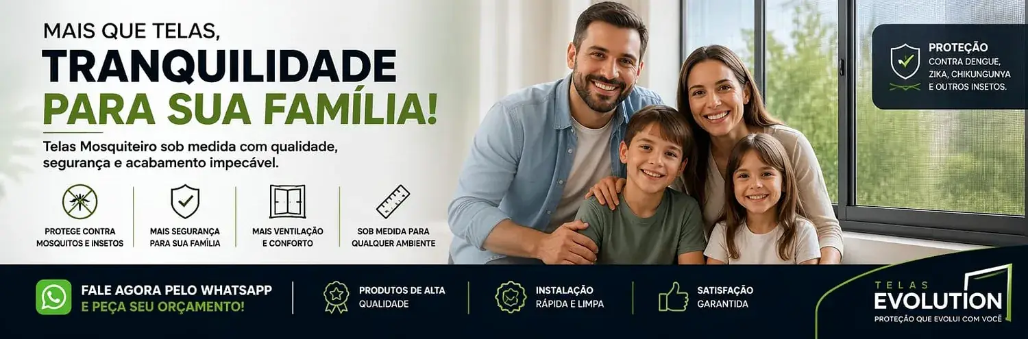 Mosquiteiro Aluminio Fibra De Vidro